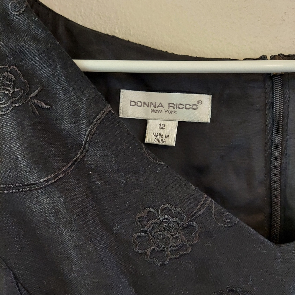 Donna Ricco black dress - Picture 3 of 6